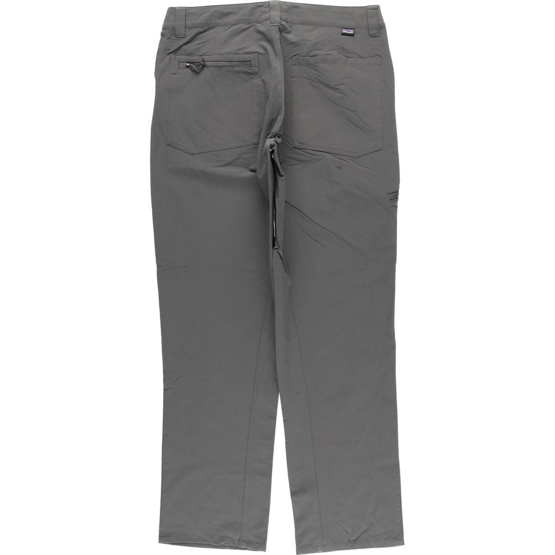 Patagonia Quantary Pants 55176FA18 Nylon Pants, Windbreaker Pants, Men's W34 equivalent. Nylon gray type Vintage Second Hand