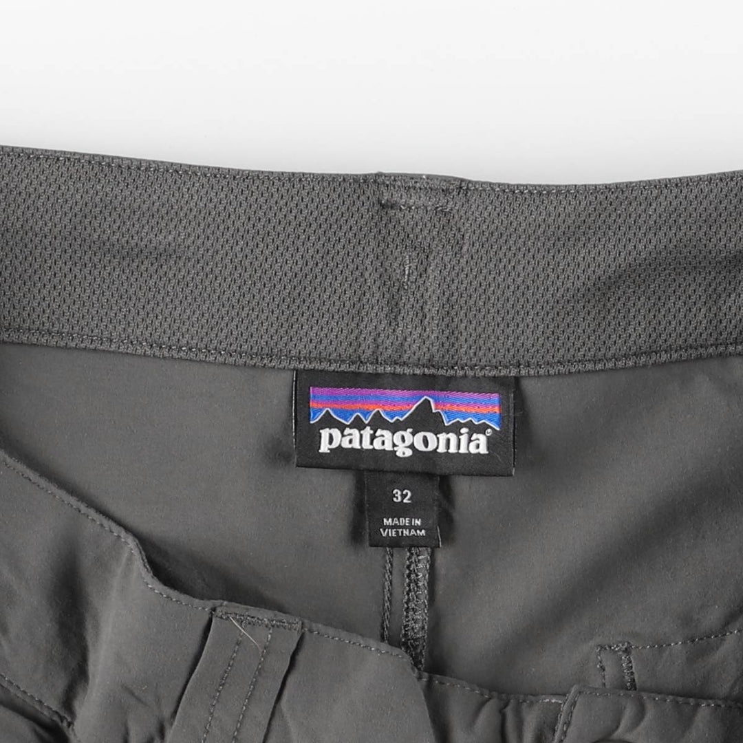 Patagonia Quantary Pants 55176FA18 Nylon Pants, Windbreaker Pants, Men's W34 equivalent. Nylon gray type Vintage Second Hand