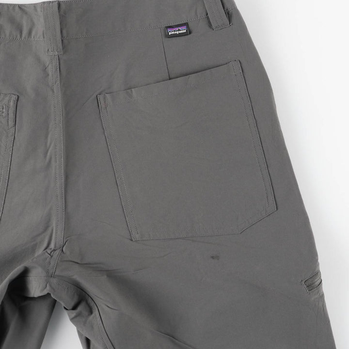 Patagonia Quantary Pants 55176FA18 Nylon Pants, Windbreaker Pants, Men's W34 equivalent. Nylon gray type Vintage Second Hand