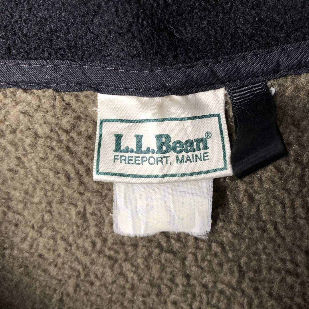 Vintage 70s-80'S LLBean Half-Zip Fleece Pullover, Men's XL unclear Khaki type Vintage Second Hand