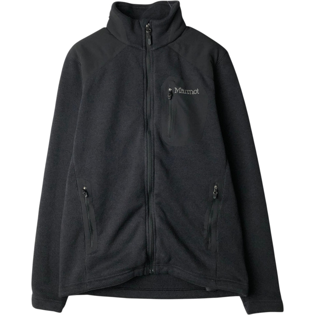 Marmot fleece jacket, men's size M (equivalent to size M) polyester black type Vintage Second Hand