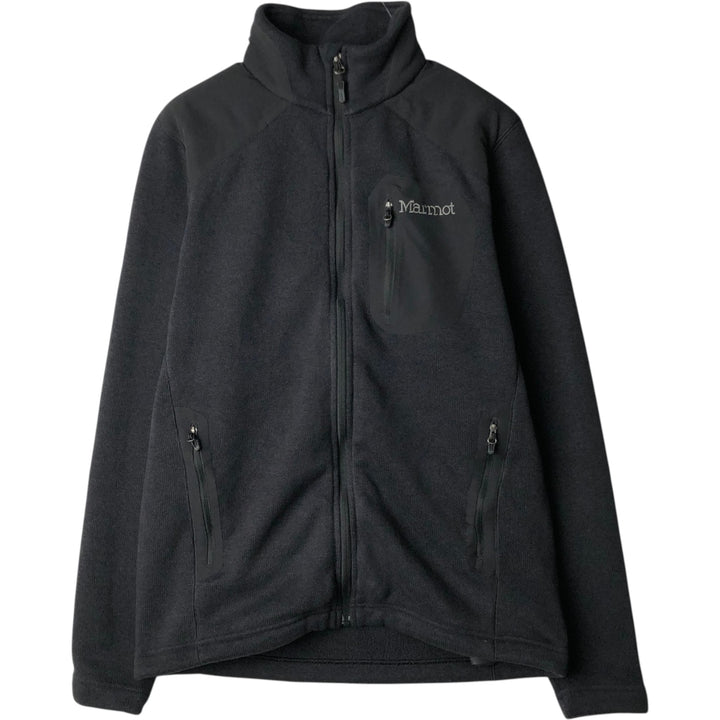 Marmot fleece jacket, men's size M (equivalent to size M) polyester black type Vintage Second Hand