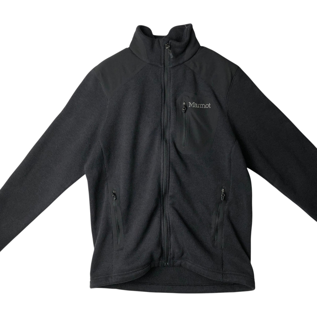 Marmot fleece jacket, men's size M (equivalent to size M) polyester black type Vintage Second Hand
