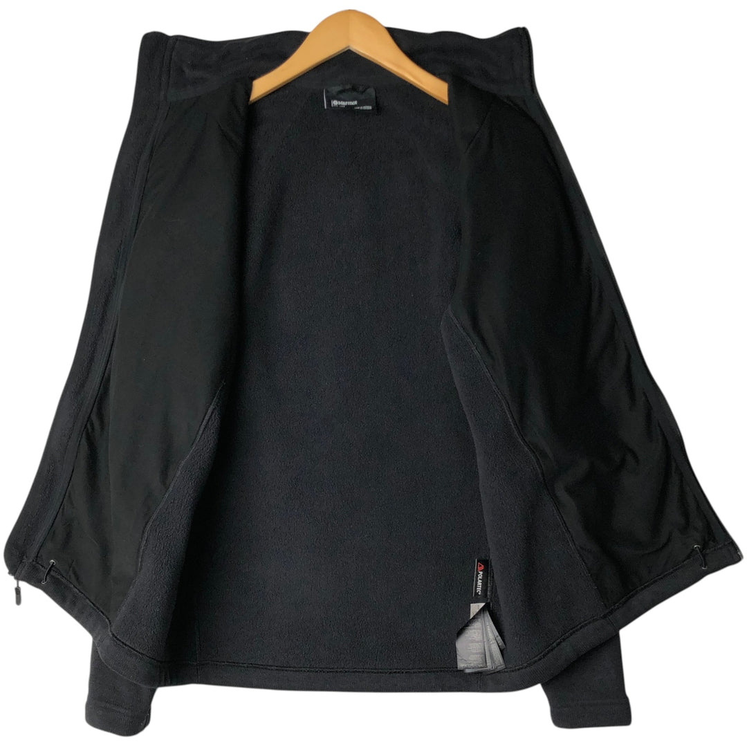 Marmot fleece jacket, men's size M (equivalent to size M) polyester black type Vintage Second Hand