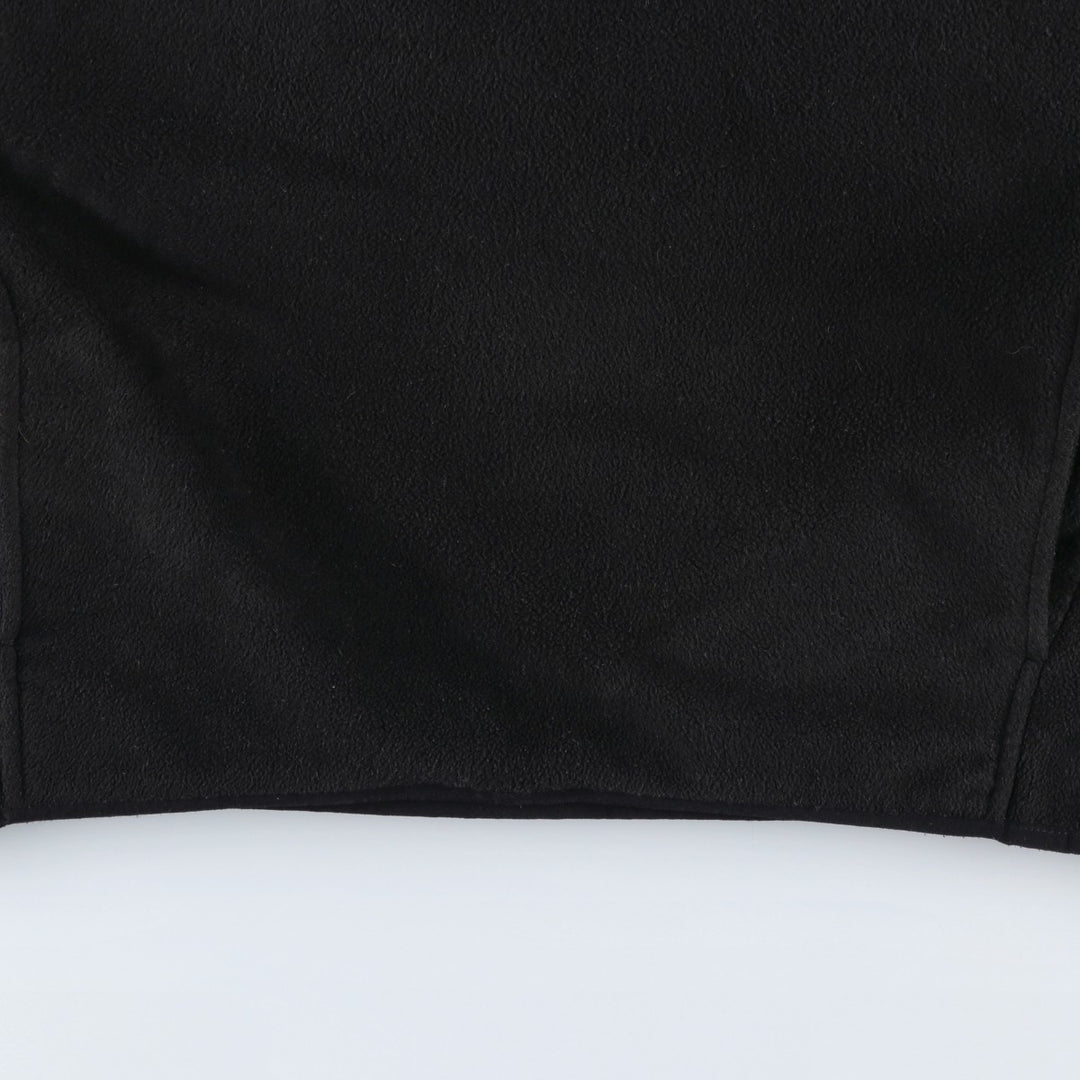 Ralph Lauren Chaps Half-Zip Fleece Pullover, Men's XL polyester black type Vintage Second Hand