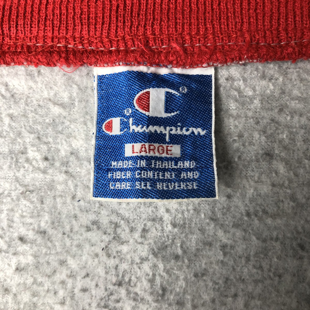 90'S Champion Ohio State College Fleece Jacket, Men's Size L (approx.), Vintage polyester gray type Vintage Second Hand