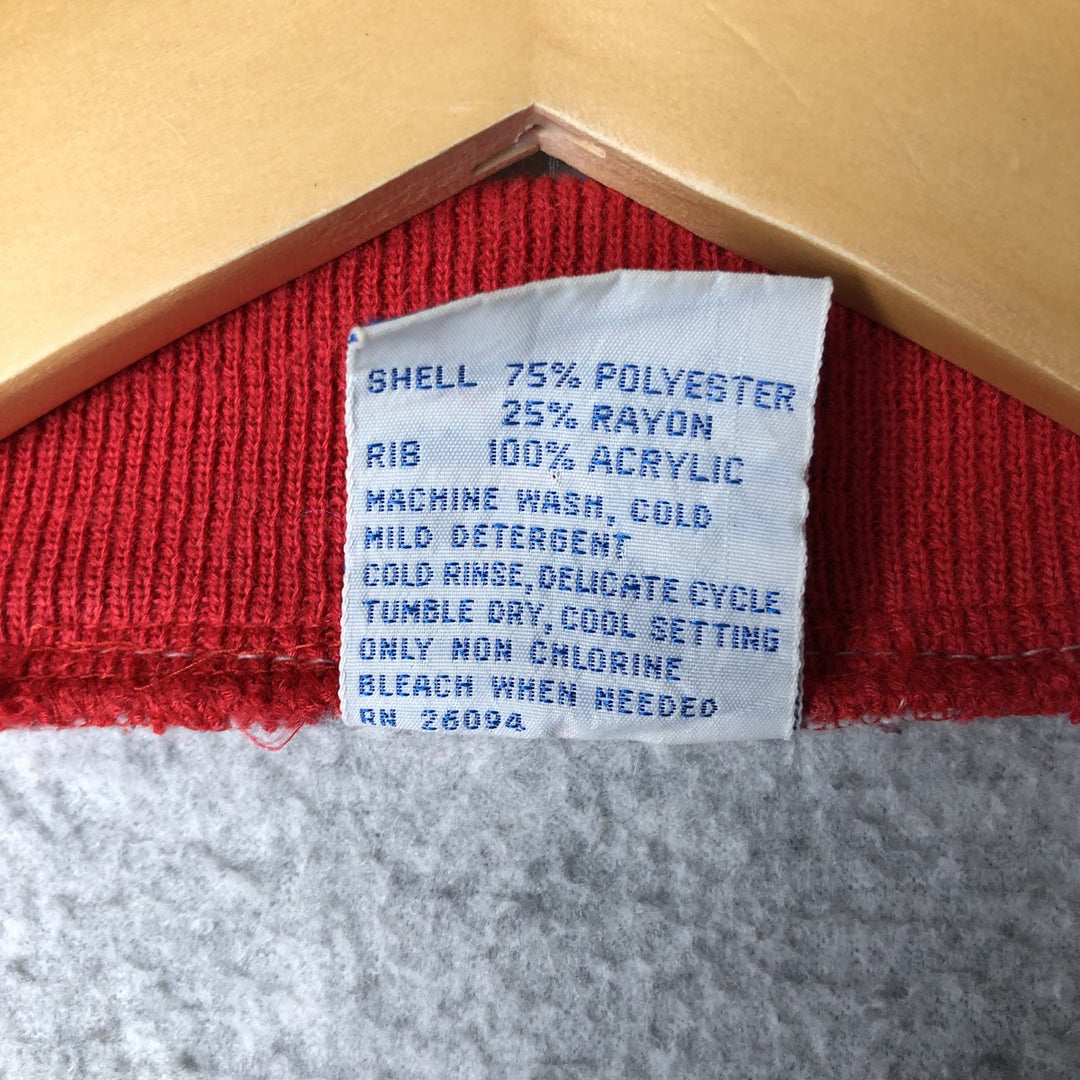 90'S Champion Ohio State College Fleece Jacket, Men's Size L (approx.), Vintage polyester gray type Vintage Second Hand
