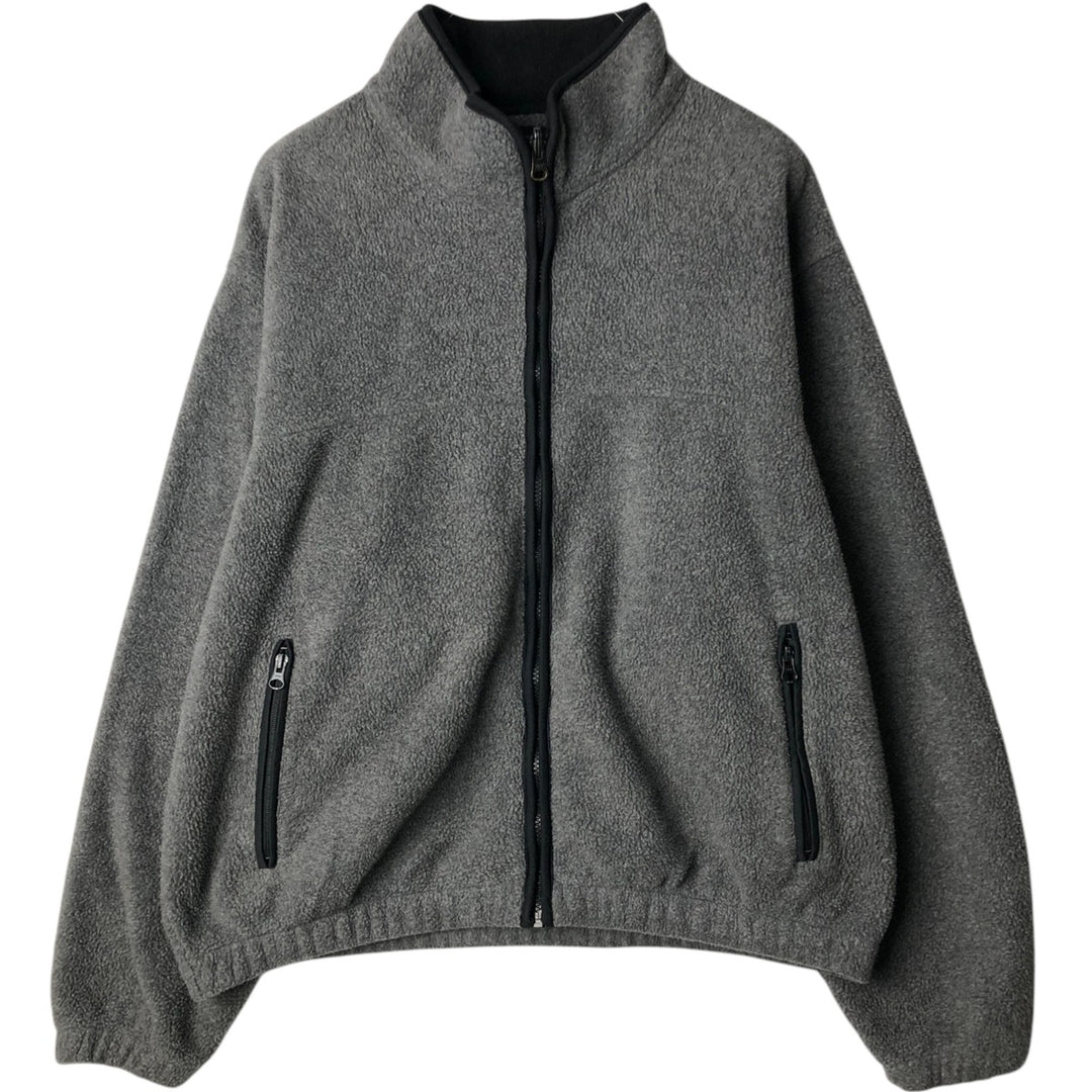 Vintage 90'S Eddie Bauer EBTEK fleece jacket, men's size XL polyester gray type Vintage Second Hand