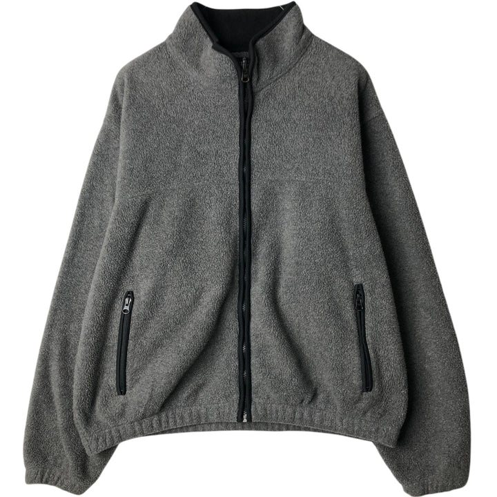 Vintage 90'S Eddie Bauer EBTEK fleece jacket, men's size XL polyester gray type Vintage Second Hand