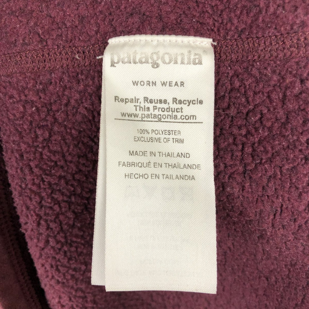 Patagonia Better Sweater 1 polyester Purple type red-purple Vintage Second Hand