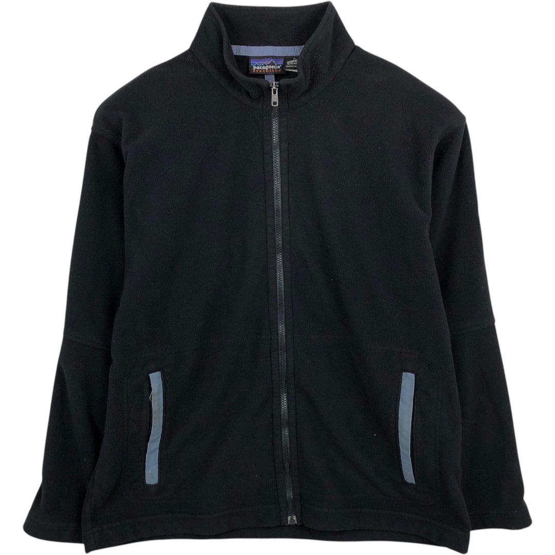 2000'S Patagonia Synchilla Fleece Jacket (26510FA02), Men's Size L unclear black type Vintage Second Hand