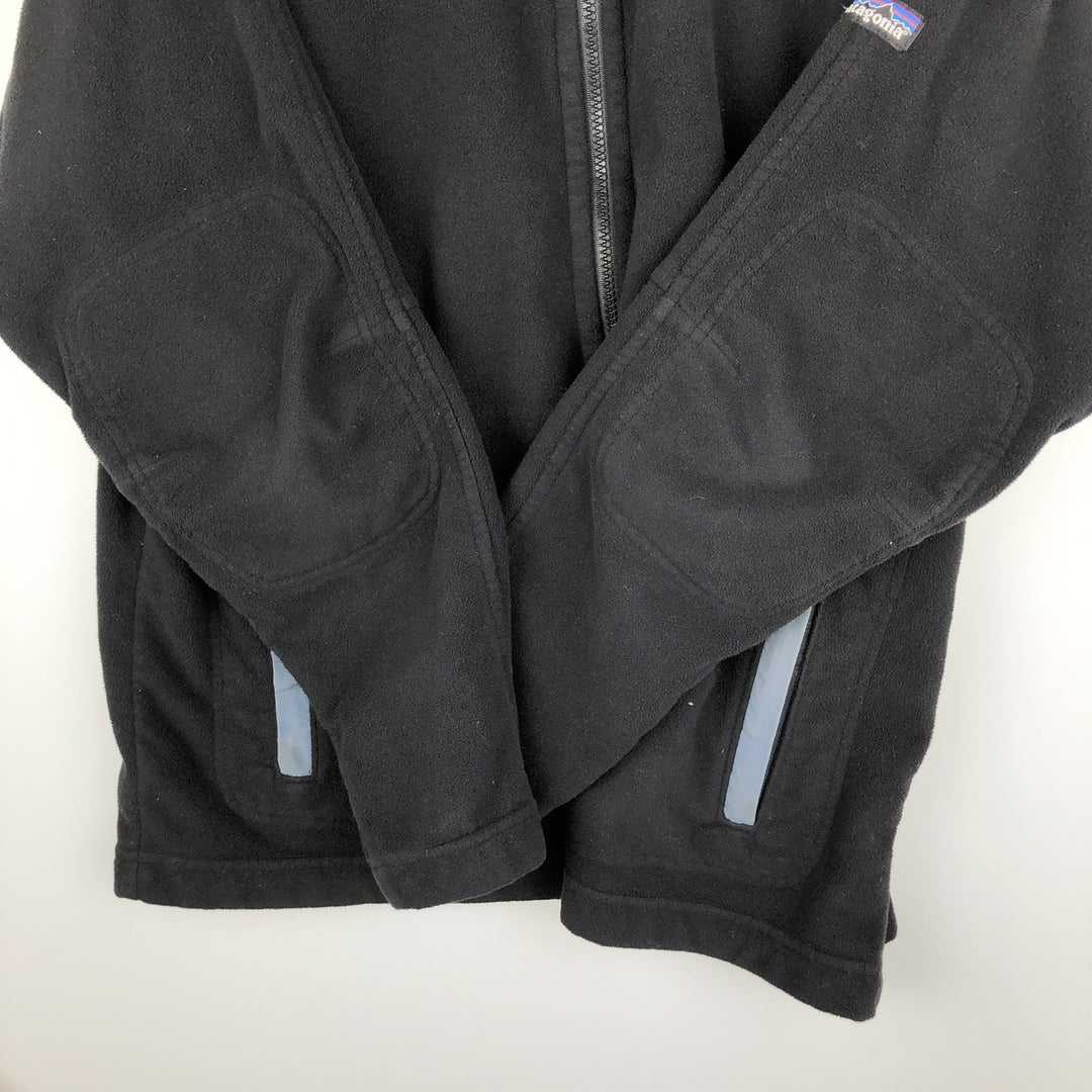 2000'S Patagonia Synchilla Fleece Jacket (26510FA02), Men's Size L unclear black type Vintage Second Hand