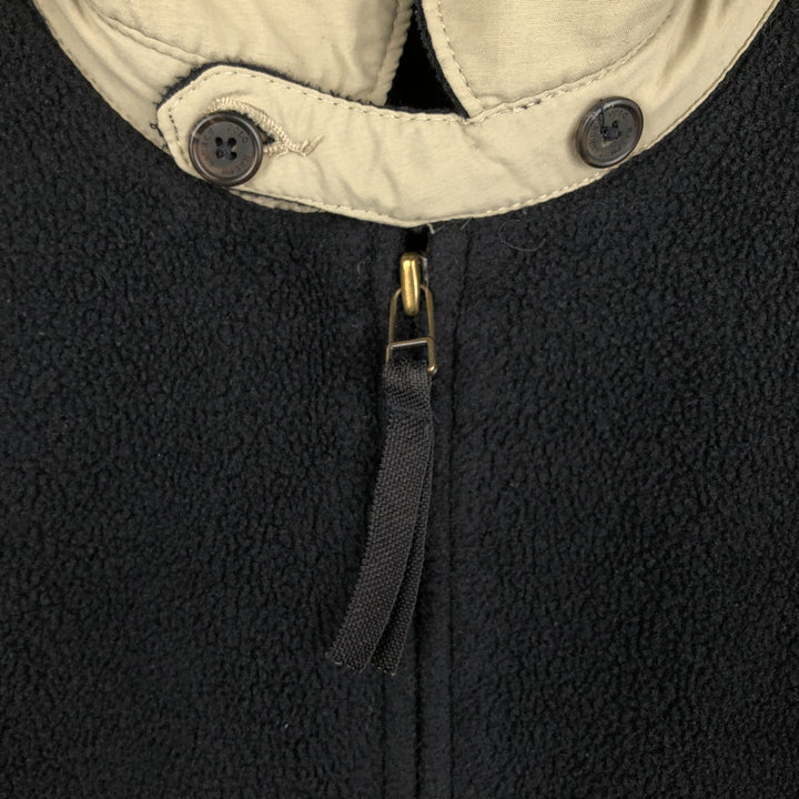 Ralph Lauren POLO by Ralph Lauren Swing Top Fleece Jacket, Men's XL polyester black type Vintage Second Hand
