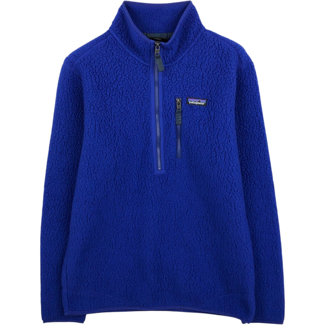 Patagonia Retro Pile Pullover 22811FA19 Half-Zip Fleece Pullover (Men's Size M) recycled polyester blue type Vintage Second Hand