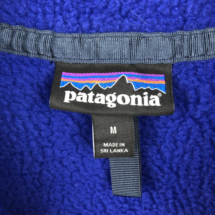 Patagonia Retro Pile Pullover 22811FA19 Half-Zip Fleece Pullover (Men's Size M) recycled polyester blue type Vintage Second Hand