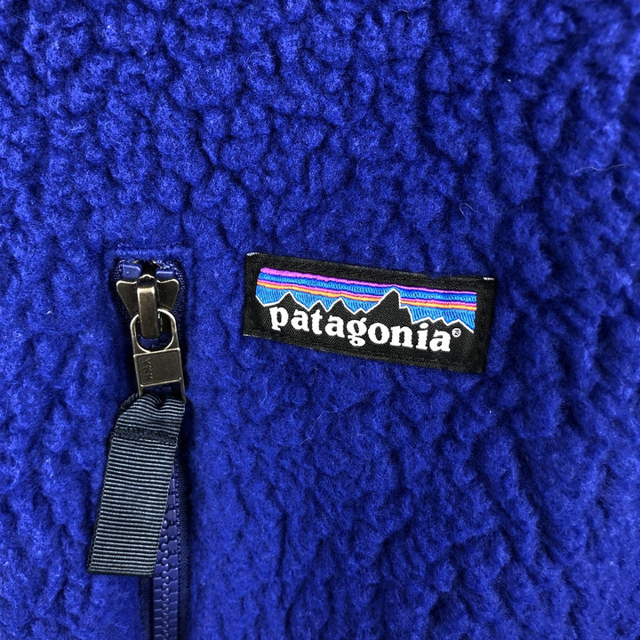 Patagonia Retro Pile Pullover 22811FA19 Half-Zip Fleece Pullover (Men's Size M) recycled polyester blue type Vintage Second Hand