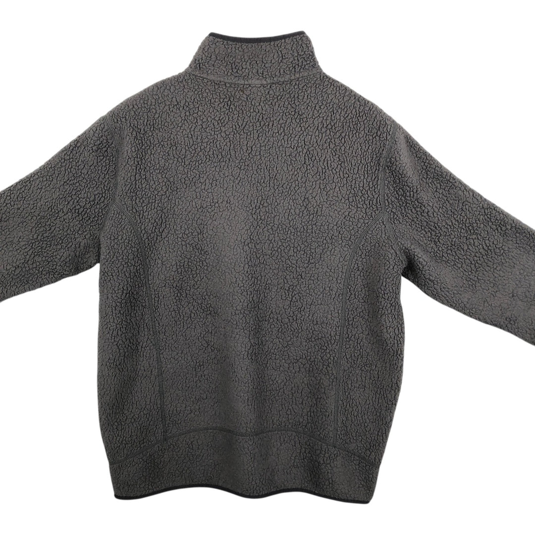 Patagonia Retro Pile Pullover 22810FA18 Half-Zip Fleece Pullover Men's XL (approx.) polyester Charcoal Vintage Second Hand