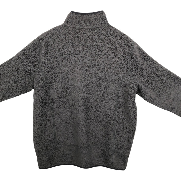 Patagonia Retro Pile Pullover 22810FA18 Half-Zip Fleece Pullover Men's XL (approx.) polyester Charcoal Vintage Second Hand