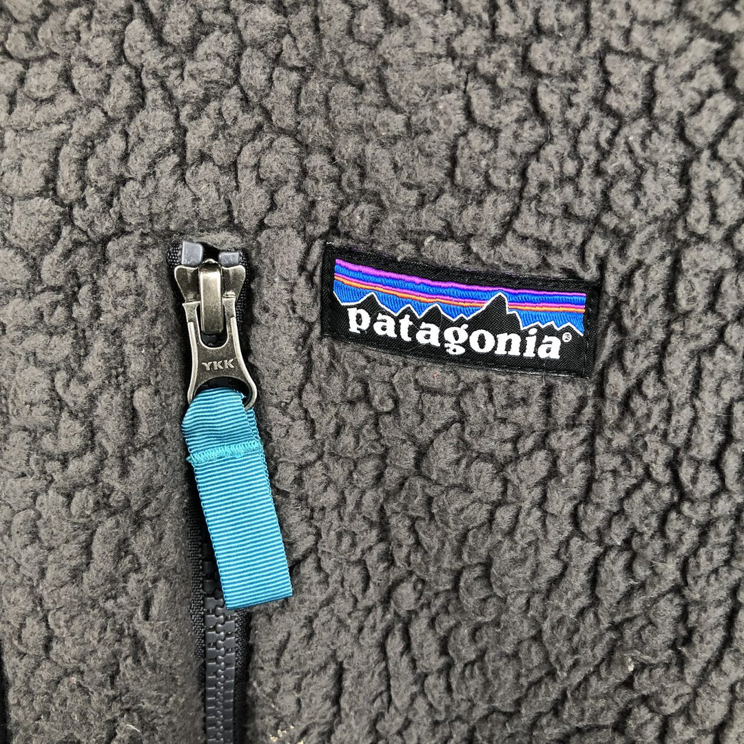 Patagonia Retro Pile Pullover 22810FA18 Half-Zip Fleece Pullover Men's XL (approx.) polyester Charcoal Vintage Second Hand