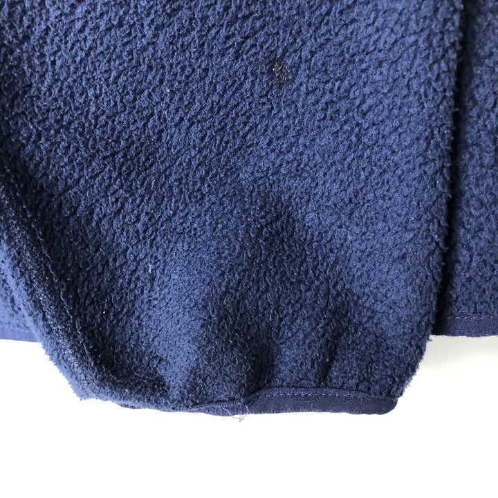 1990'S Patagonia Synchilla 25410F7 Fleece Jacket, Made in USA, Men's XL equivalent, Vintage polyester navy blue type Vintage Second Hand