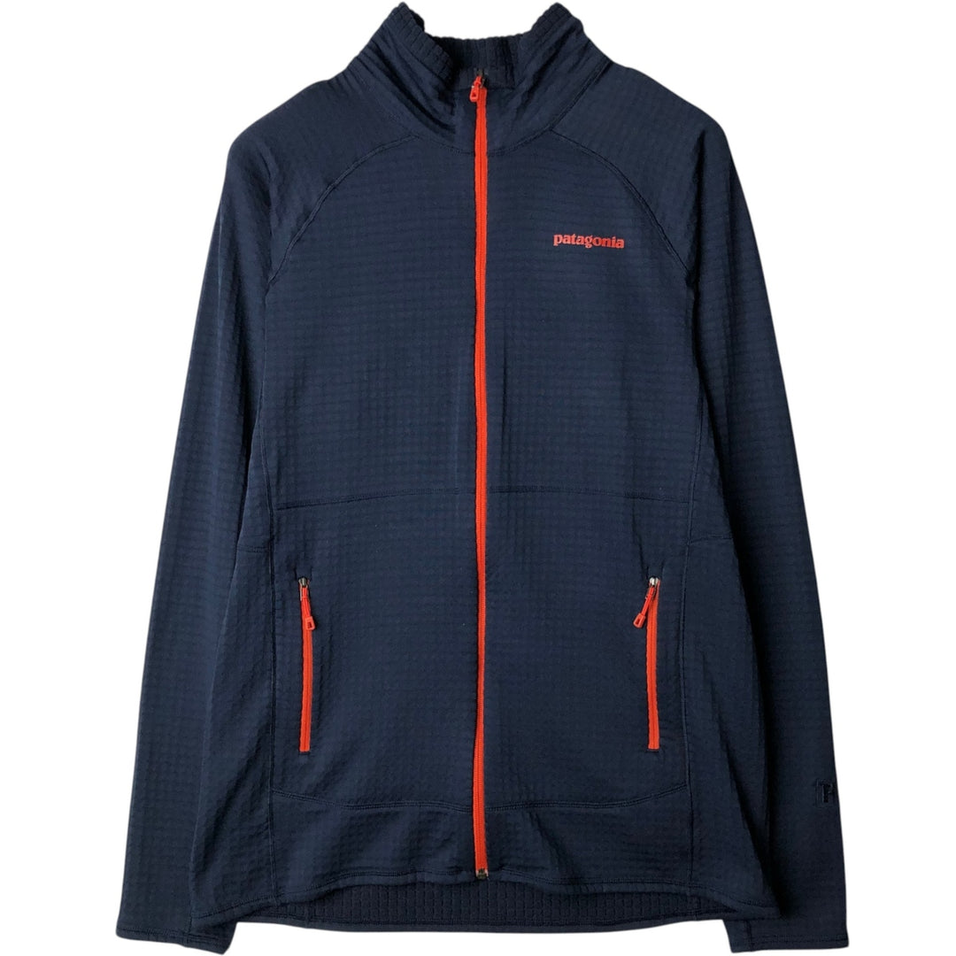 Patagonia Regulator R1 40128SP18 Fleece Jacket, Men's Size L (approx.) polyester navy blue type Vintage Second Hand