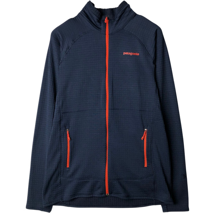 Patagonia Regulator R1 40128SP18 Fleece Jacket, Men's Size L (approx.) polyester navy blue type Vintage Second Hand