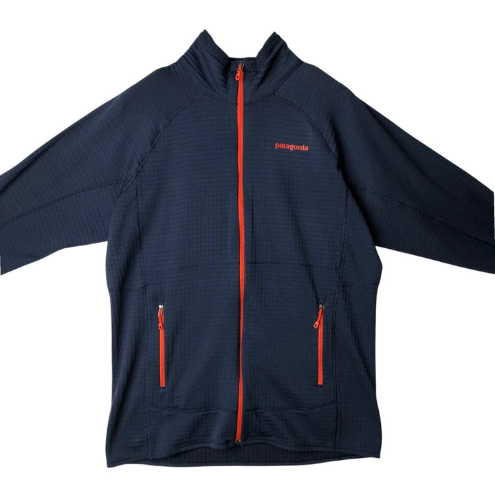 Patagonia Regulator R1 40128SP18 Fleece Jacket, Men's Size L (approx.) polyester navy blue type Vintage Second Hand