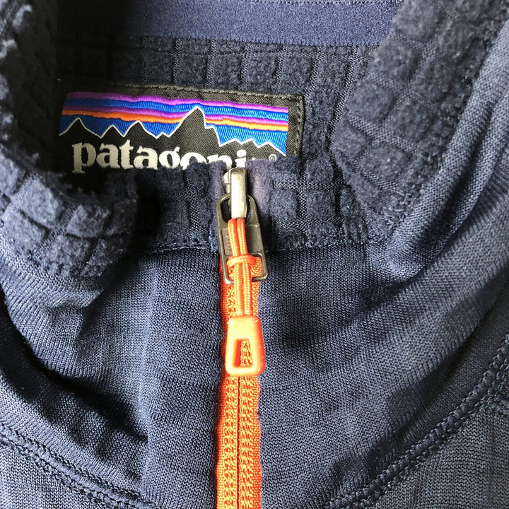 Patagonia Regulator R1 40128SP18 Fleece Jacket, Men's Size L (approx.) polyester navy blue type Vintage Second Hand