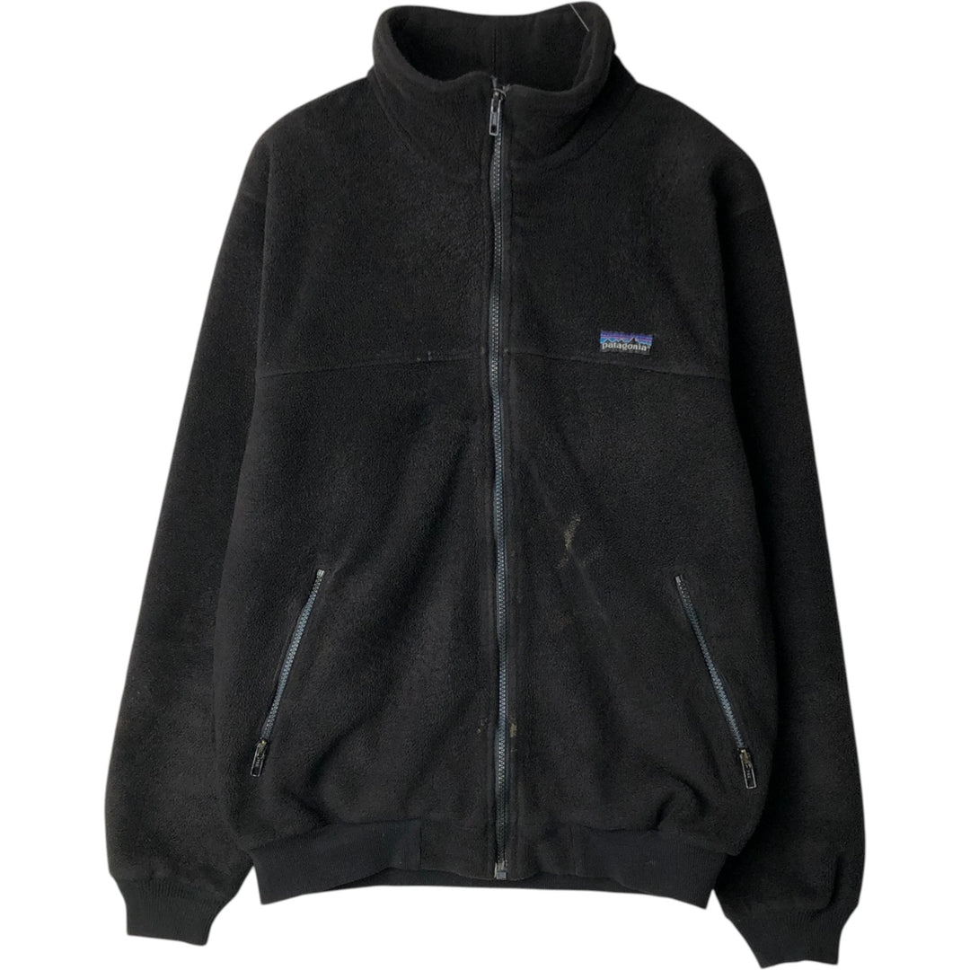 Vintage 80s-90'S Patagonia fleece jacket, made in the USA, size M, men's unclear black type Vintage Second Hand
