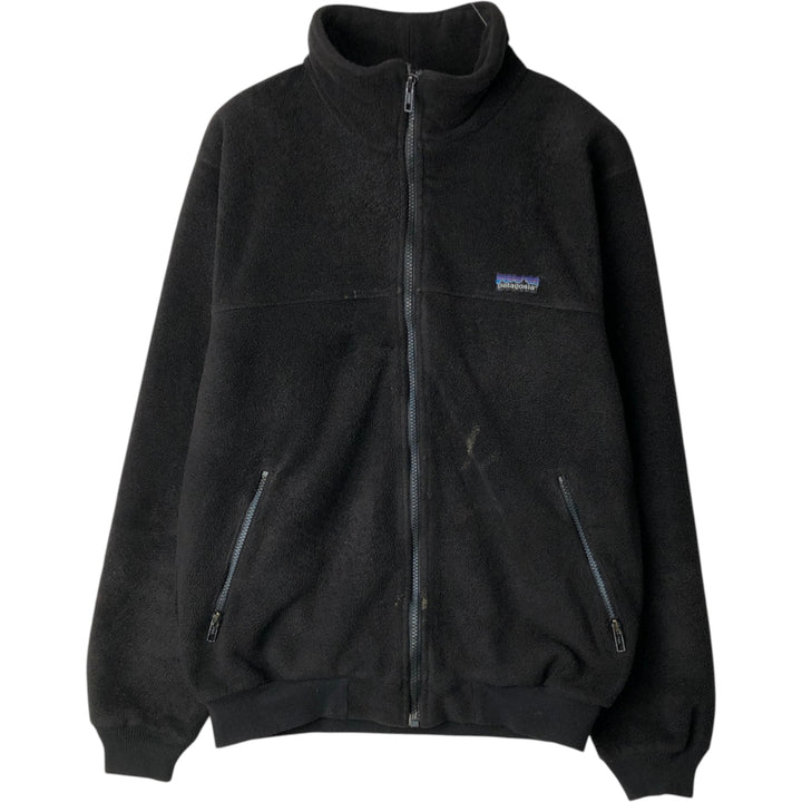 Vintage 80s-90'S Patagonia fleece jacket, made in the USA, size M, men's unclear black type Vintage Second Hand