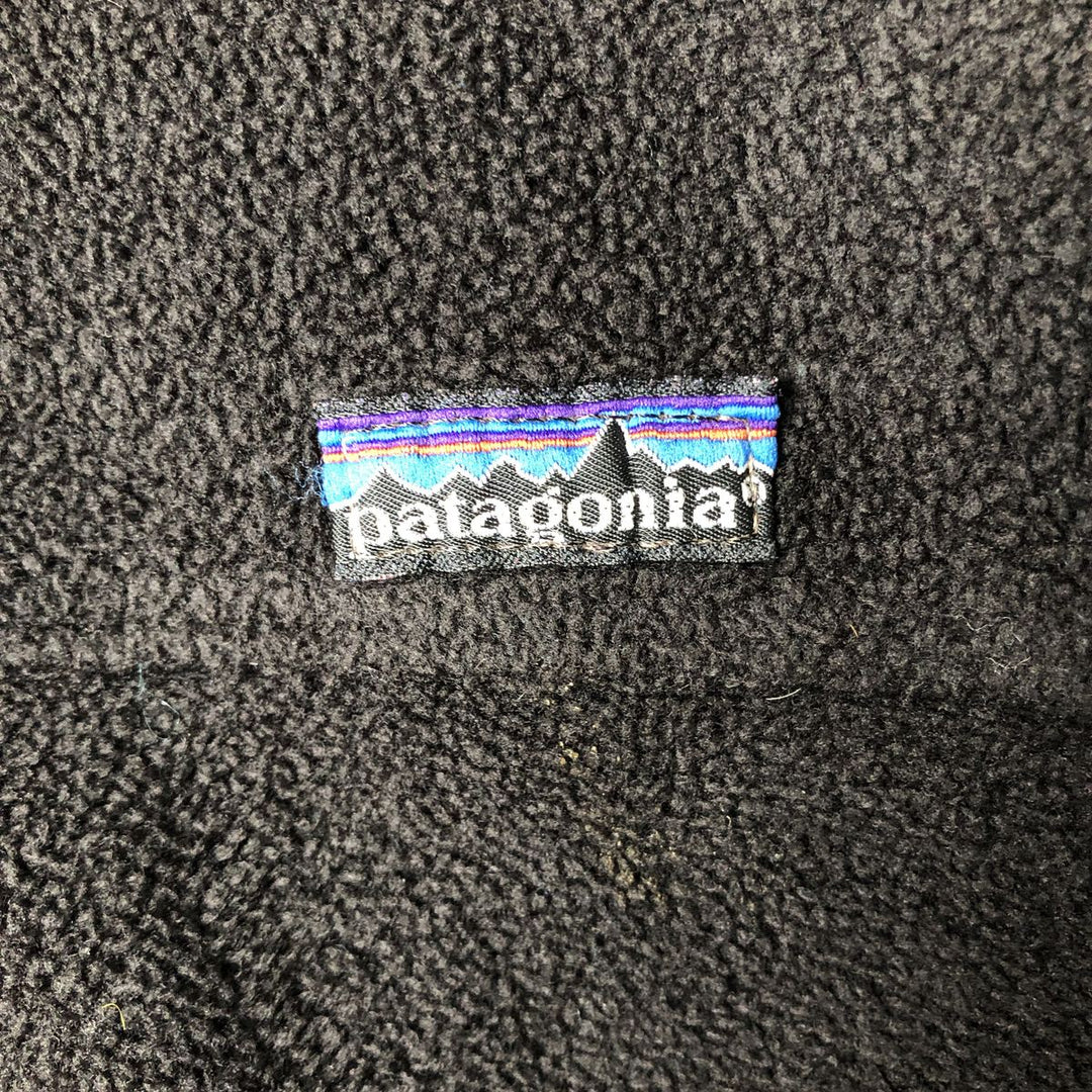 Vintage 80s-90'S Patagonia fleece jacket, made in the USA, size M, men's unclear black type Vintage Second Hand