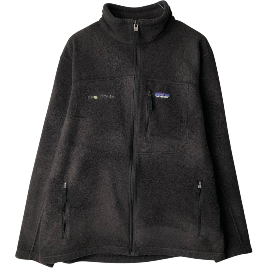 Patagonia Synchilla Fleece Jacket, Men's Size L (22990FA18) recycled polyester black type Vintage Second Hand