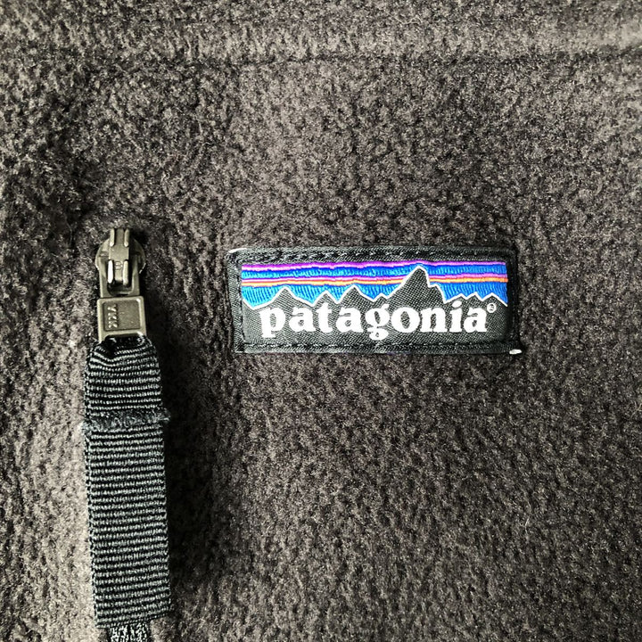 Patagonia Synchilla Fleece Jacket, Men's Size L (22990FA18) recycled polyester black type Vintage Second Hand