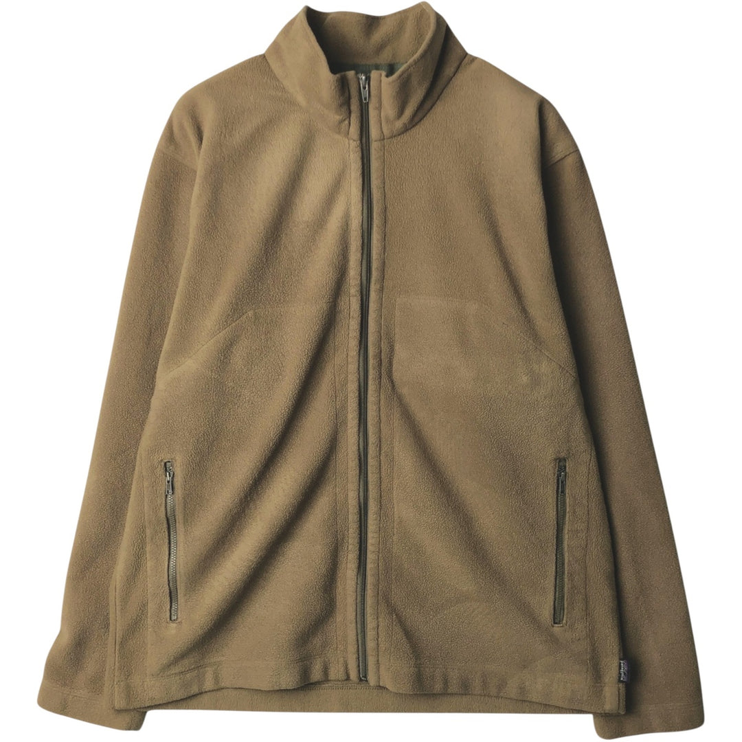 2000'S Patagonia Synchilla Fleece Jacket (26511F5), Men's Size Medium polyester beige type brown Vintage Second Hand