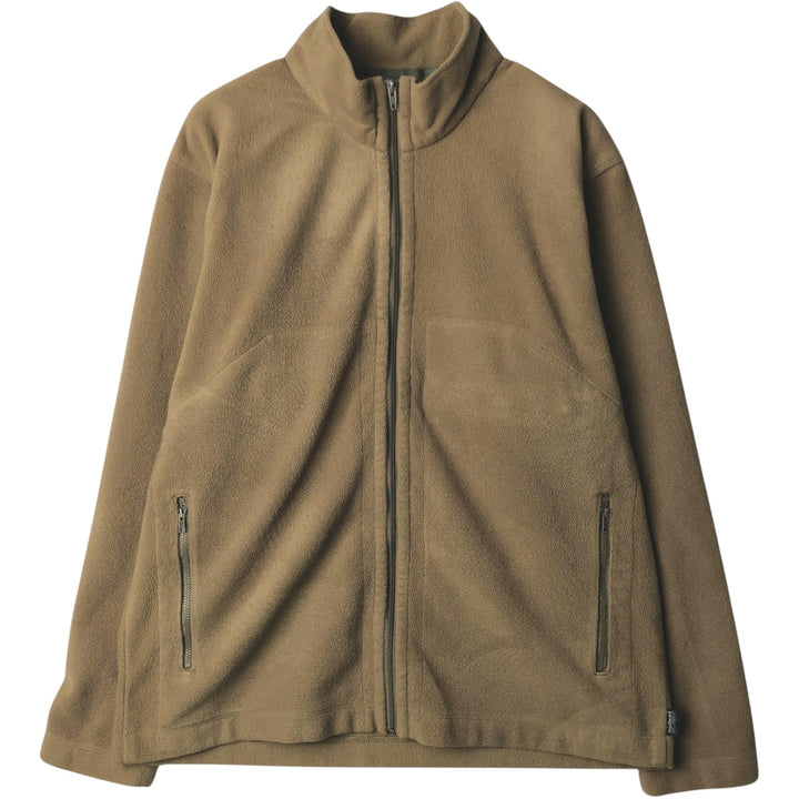 2000'S Patagonia Synchilla Fleece Jacket (26511F5), Men's Size Medium polyester beige type brown Vintage Second Hand