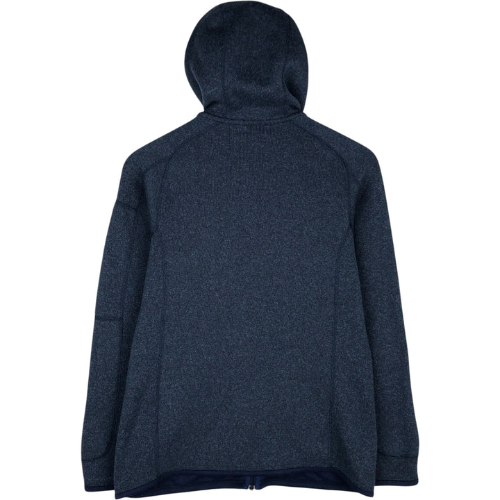 Patagonia Better Sweater Hoodie 225538FA18 Fleece Full-Zip Hoodie (Women's Size L) polyester navy blue type Vintage Second Hand