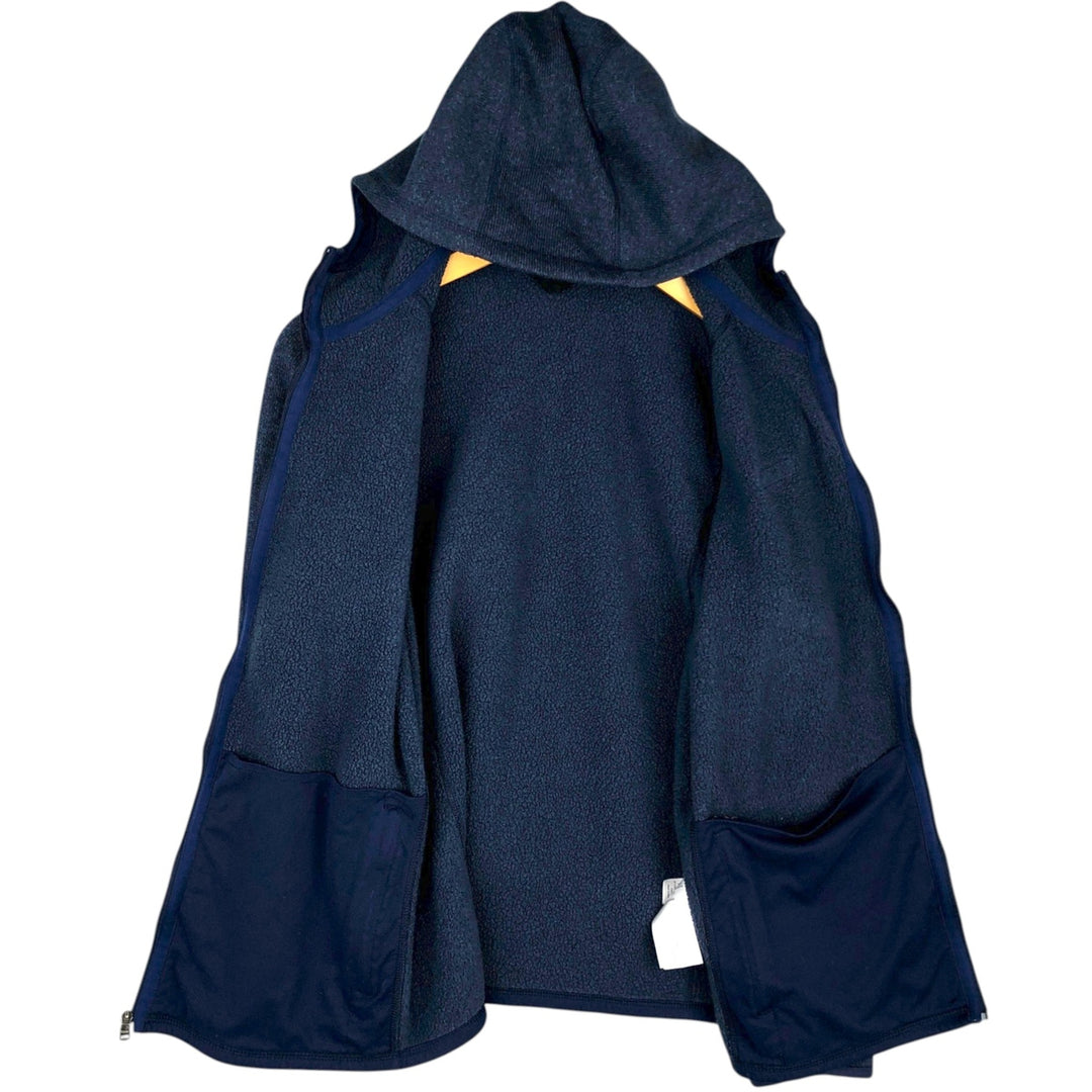 Patagonia Better Sweater Hoodie 225538FA18 Fleece Full-Zip Hoodie (Women's Size L) polyester navy blue type Vintage Second Hand
