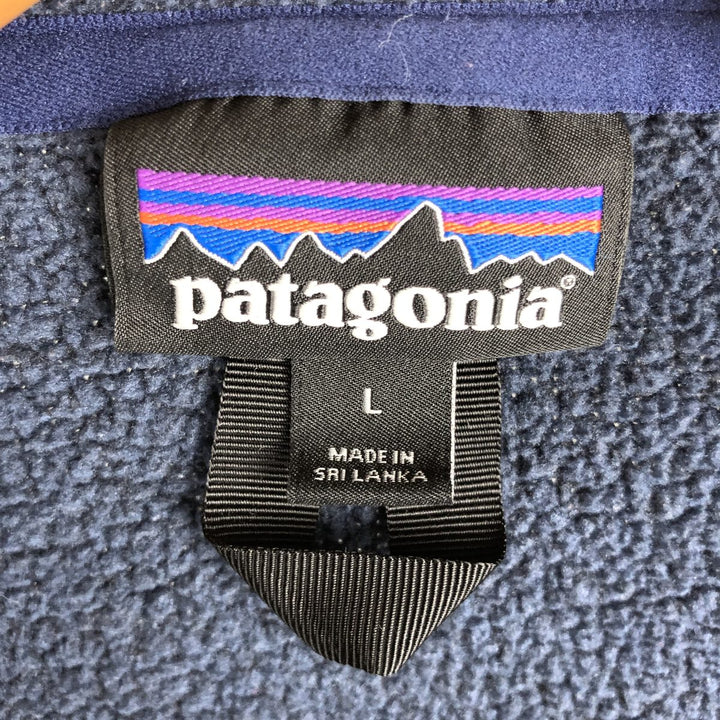 Patagonia Better Sweater Hoodie 225538FA18 Fleece Full-Zip Hoodie (Women's Size L) polyester navy blue type Vintage Second Hand