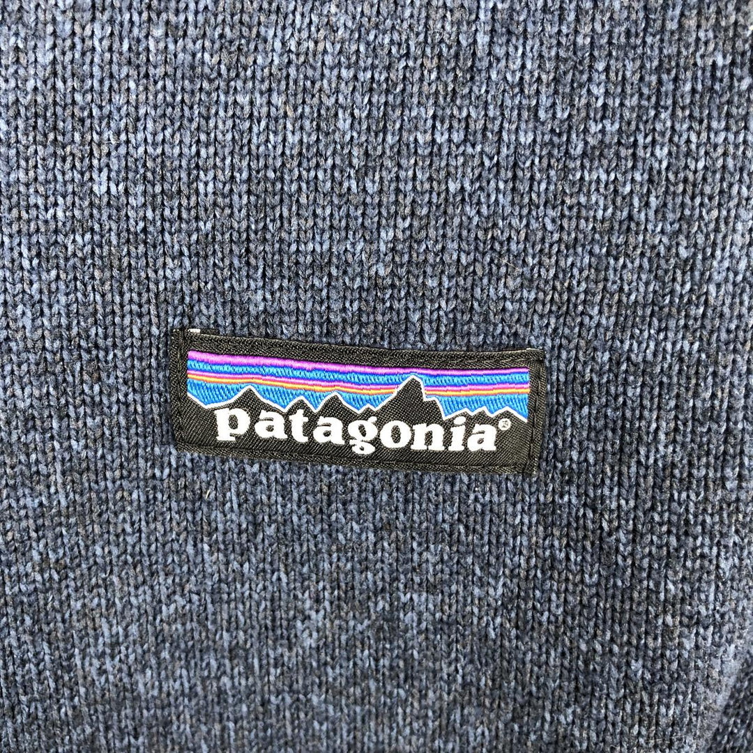 Patagonia Better Sweater Hoodie 225538FA18 Fleece Full-Zip Hoodie (Women's Size L) polyester navy blue type Vintage Second Hand
