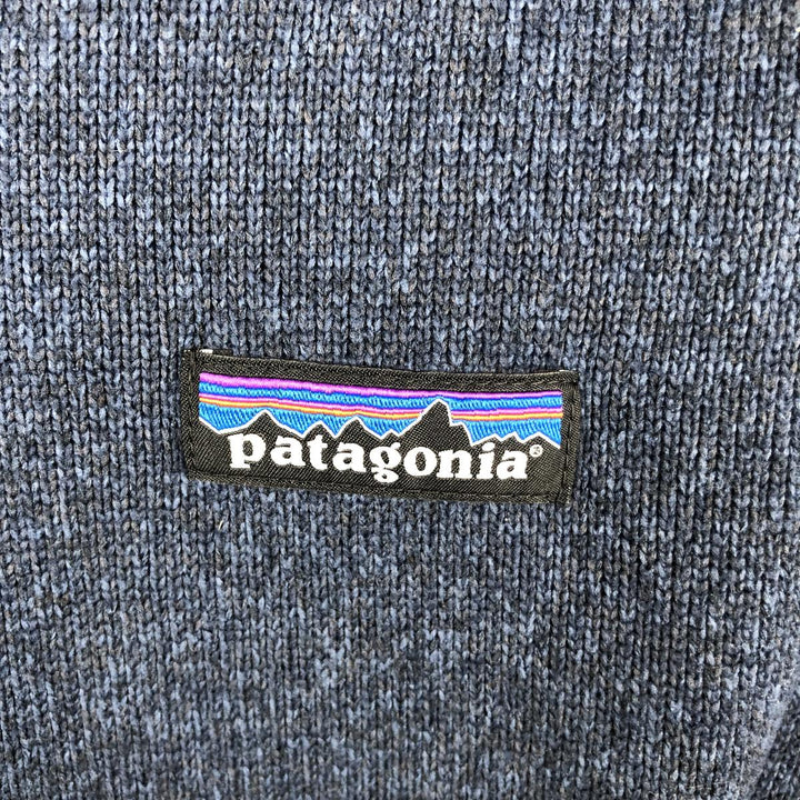 Patagonia Better Sweater Hoodie 225538FA18 Fleece Full-Zip Hoodie (Women's Size L) polyester navy blue type Vintage Second Hand
