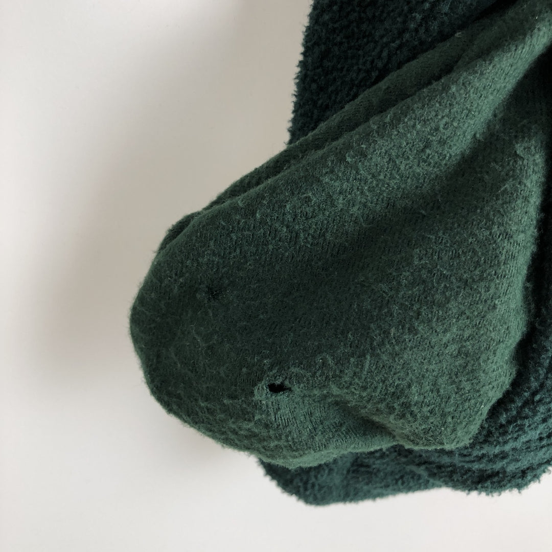 Vintage LLBean fleece full-zip hoodie from the 1990s, men's size M equivalent. unclear navy blue type Vintage Second Hand