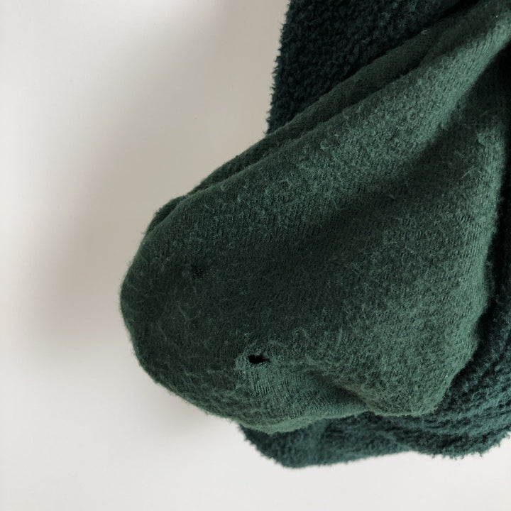 Vintage LLBean fleece full-zip hoodie from the 1990s, men's size M equivalent. unclear navy blue type Vintage Second Hand