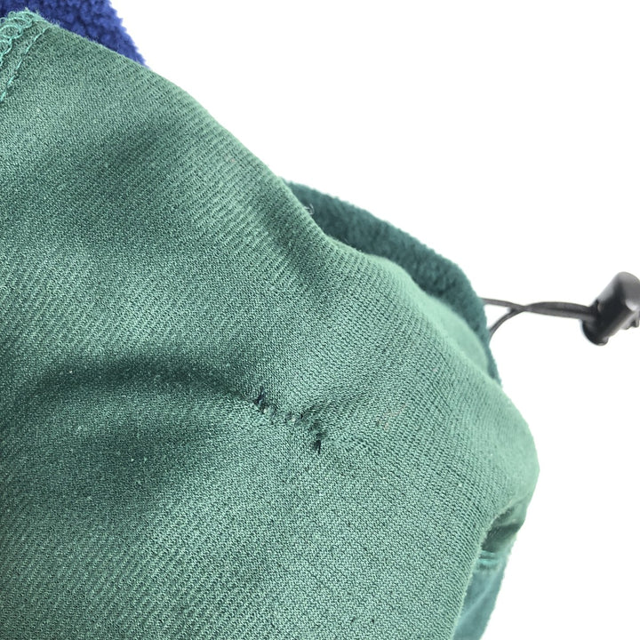Vintage LLBean fleece full-zip hoodie from the 1990s, men's size M equivalent. unclear navy blue type Vintage Second Hand
