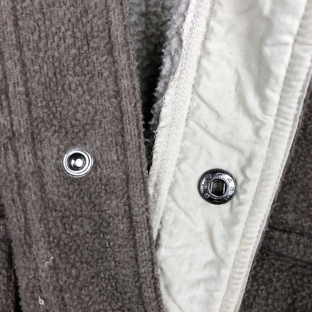 90'S Orvis fleece jacket, men's size XL equivalent, vintage. polyester brown type Vintage Second Hand