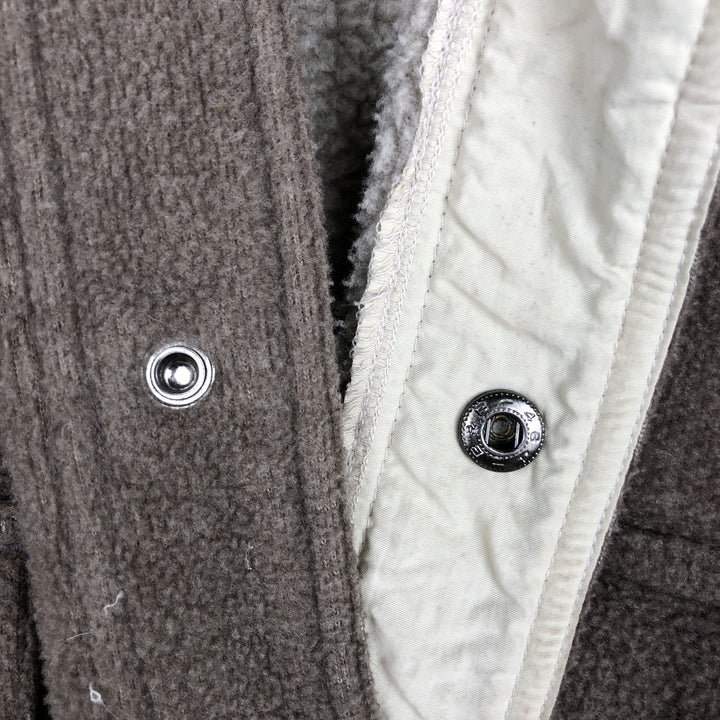 90'S Orvis fleece jacket, men's size XL equivalent, vintage. polyester brown type Vintage Second Hand