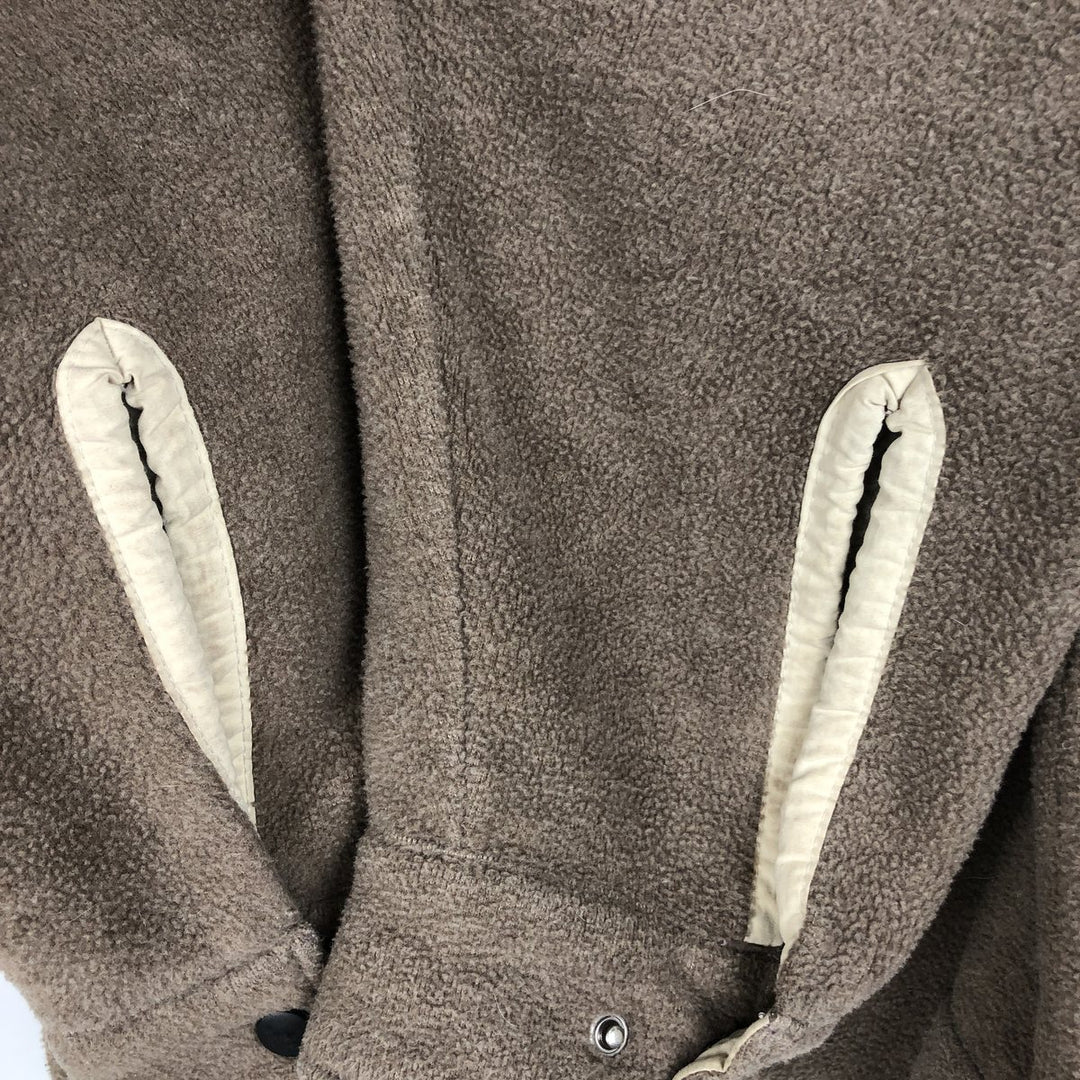 90'S Orvis fleece jacket, men's size XL equivalent, vintage. polyester brown type Vintage Second Hand