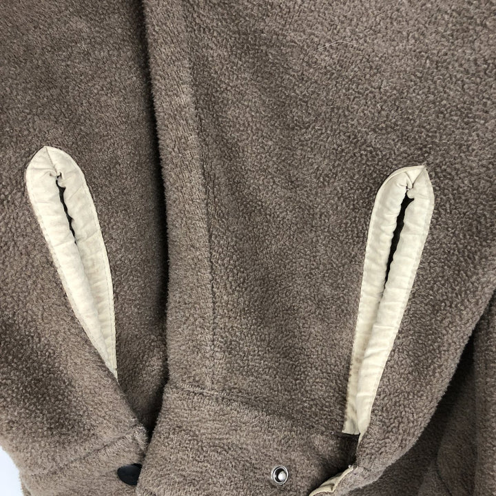 90'S Orvis fleece jacket, men's size XL equivalent, vintage. polyester brown type Vintage Second Hand