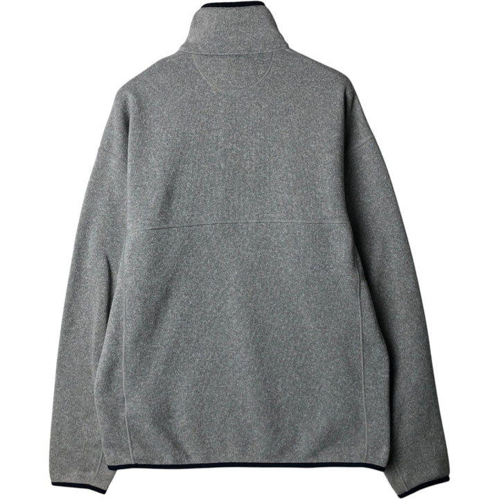 Patagonia 26000FA17 Half-Snap Fleece Pullover, Men's Size M (approx.) polyester gray type Vintage Second Hand