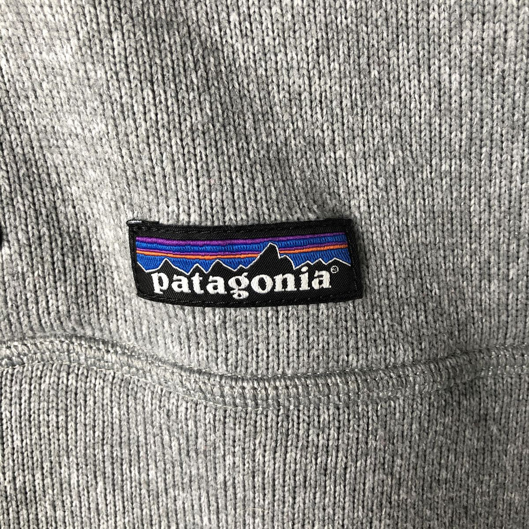 Patagonia 26000FA17 Half-Snap Fleece Pullover, Men's Size M (approx.) polyester gray type Vintage Second Hand