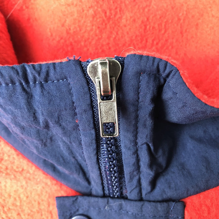 90'S GAP Vintage Half-Zip Fleece Pullover, Men's Size Medium polyester red type Vintage Second Hand